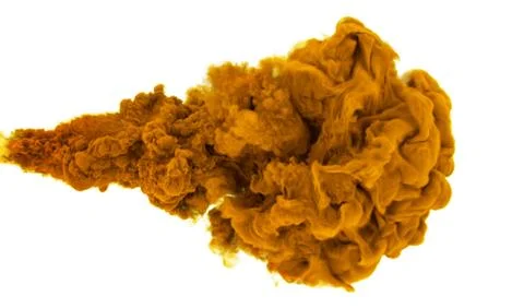 Textured yellow paint. Stock Photos