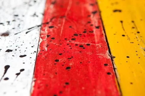 Textures background of brightly colored panels of wooden boards Stock Photos
