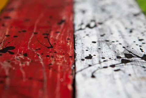 Textures background of brightly colored panels of wooden boards Stock Photos
