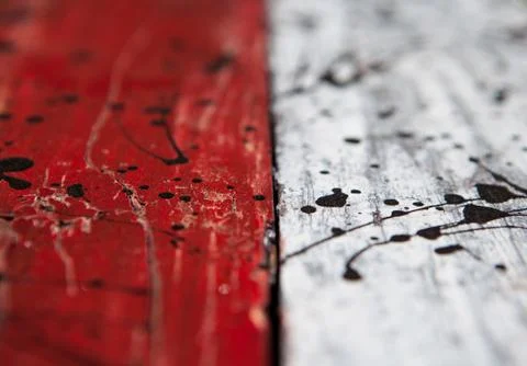 Textures background of brightly colored panels of wooden boards Stock Photos