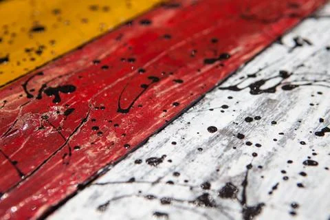 Textures background of brightly colored panels of wooden boards Stock Photos