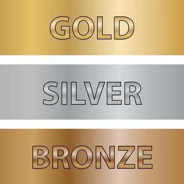 Textures of metal Stock Illustration