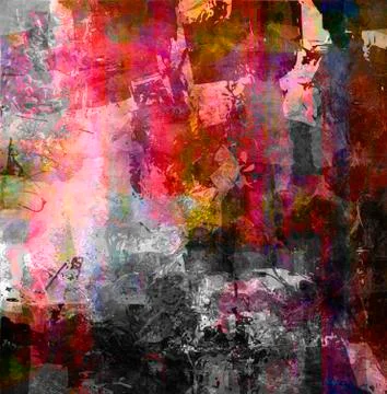 Textures mixed media Stock Illustration