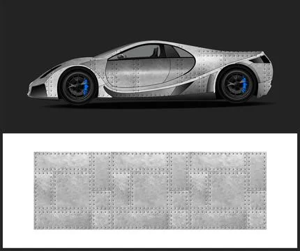 Textures Rust Metal Plate Corroded Steel Iron car wraps design Vector Stock Illustration