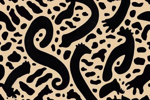 Textures of snake, crocodile or lizard skin. Reptile print background. Stock Illustration
