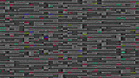 Texturized, Ghosting White Noise Effect with Rectangular Fractal Noise 스톡 동영상 152799383