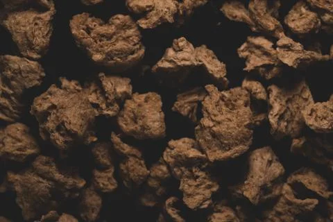 Texturized vegetable protein Macro close up Stock Photos