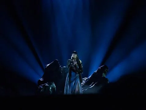 TEYA DORA performing at Semifinal 1 of Eurovision 2024 Stock Photos