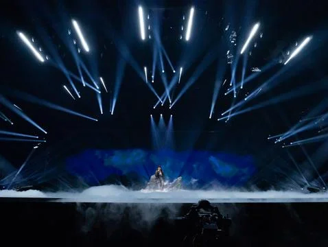 TEYA DORA performing at Semifinal 1 of Eurovision 2024 Stock Photos