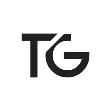 Tg initial letter vector logo icon Stock Illustration