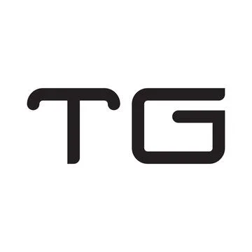 Tg initial letter vector logo icon Stock Illustration