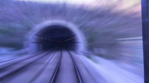Tgv tunnel Stock Footage 278350