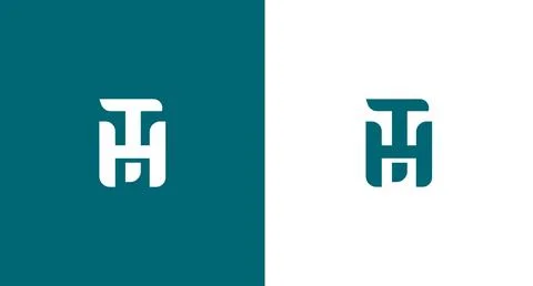 TH Letter Logo Design, TH icon Brand identity Design Monogram Logo Stock Illustration