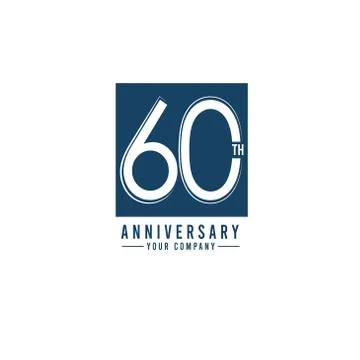 Th Year Anniversary Vector Template Design Illustration Stock Illustration