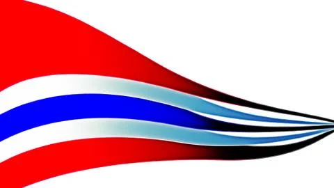 Tha flag and abstrace background Stock Illustration