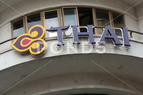 Thai Airways airline brand Stock Photos