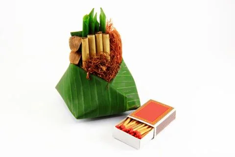 Thai ancient cigarette Stock Photos