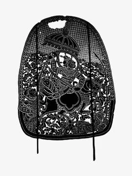 Thai ancient shadow play - Shadow puppet Stock Photos