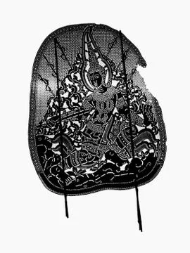 Thai ancient shadow play - Shadow puppet Stock Photos