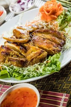 Thai Appetizer Platter Stock Photos