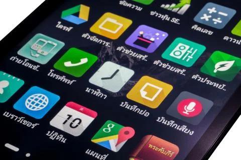 Thai application icons Stock Photos