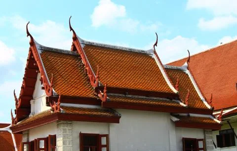 Thai architecture pavilion Stock Photos
