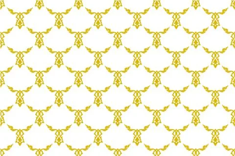 Thai art pattern Stock Illustration