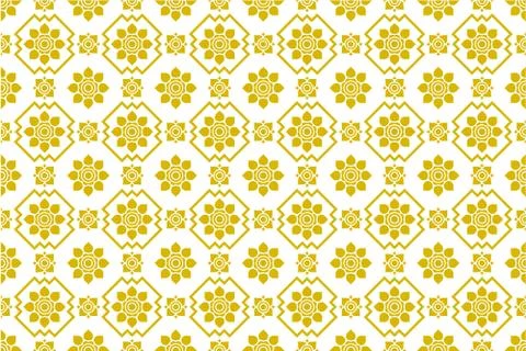 Thai art pattern Stock Illustration