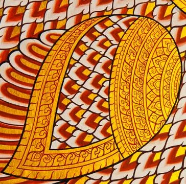 Thai art Foto stock