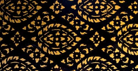 Thai art texture Stock Photos