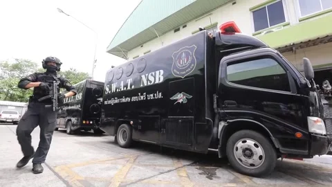 Thai authorities destroy over 32 tonnes of illegal drugs worth $607 million, THA Stock Footage 244652992