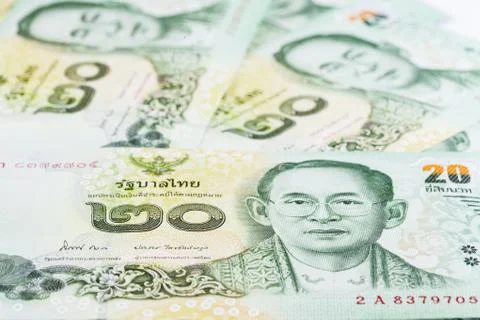Thai baht note Stock Photos