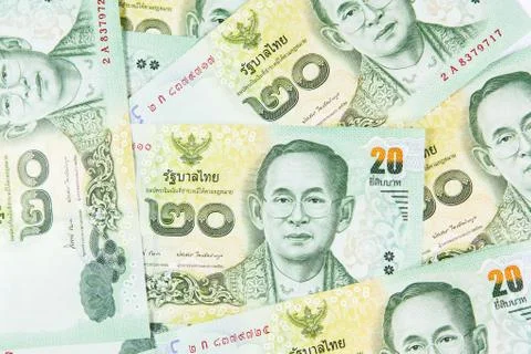 Thai baht note Stock Photos