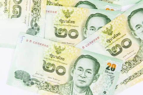 Thai Baht Note Stock Photos