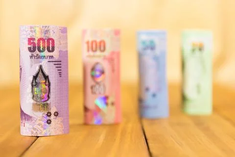 Thai banknotes Stock Photos