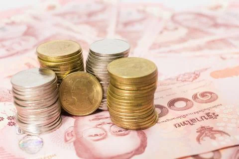 Thai banknotes Stock Photos
