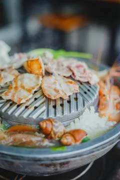 Thai barbecue Fotos Stock