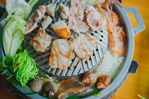 Thai barbecue Stock-Fotos