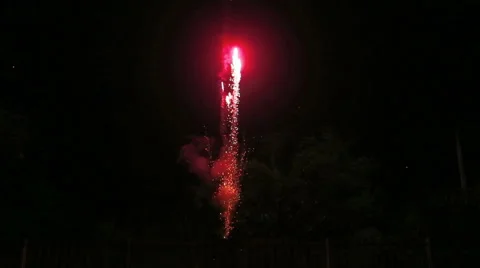 Thai Beautiful Firework Stock Footage 43392492