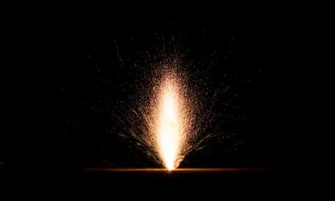 Thai beautiful firework Stock Photos