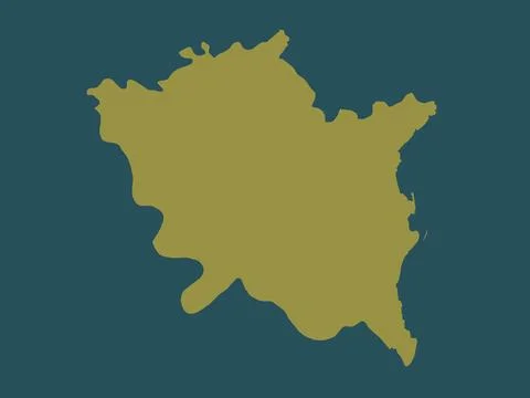 Thai Binh, Vietnam. Solid color shape Stock Illustration
