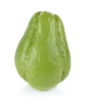 Thai bitter melon on white background Stock Photos