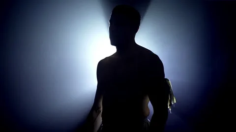 Thai boxer ready to fight Vídeo Stock 50388188