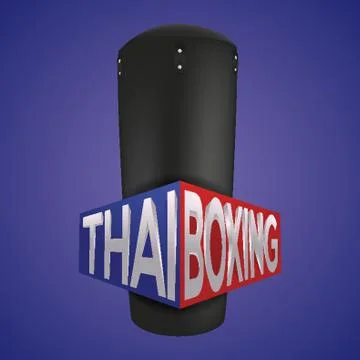 Thai Boxing Иллюстрация