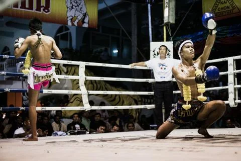 Thai boxing Stock Photos