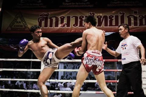 Thai boxing Stock Photos
