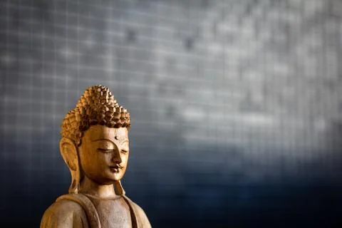 Thai buddha head Stock Photos