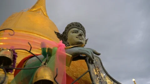 Thai Buddha Statue Video stock 120545883