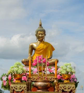 Thai buddha statue Stock Photos