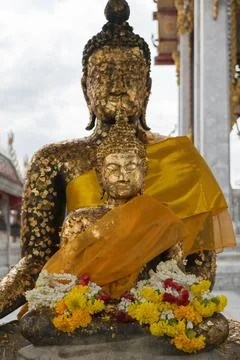 Thai buddha statue 스톡 사진